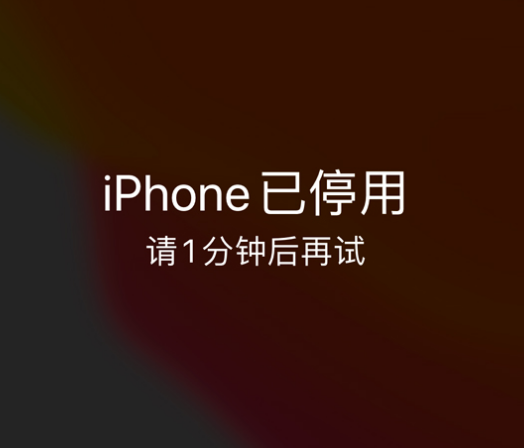 霍邱苹果手机维修分享:iPhone 显示“不可用”或“已停用”怎么办？还能保留数据吗？ 