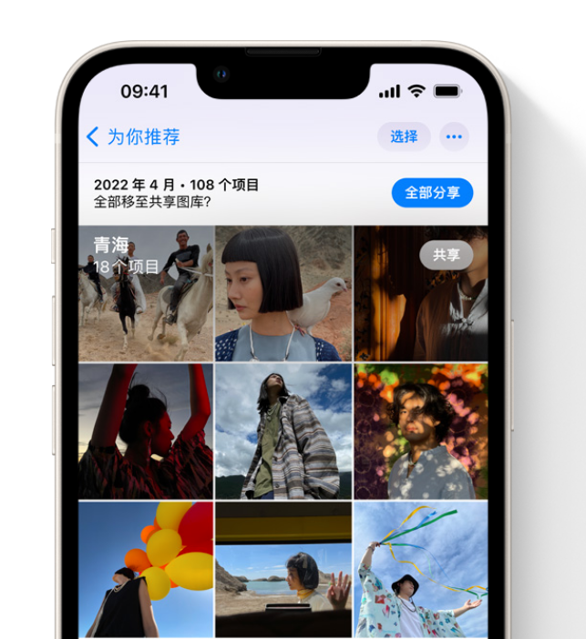 霍邱苹果维修网点分享在 iPhone 上使用共享图库 